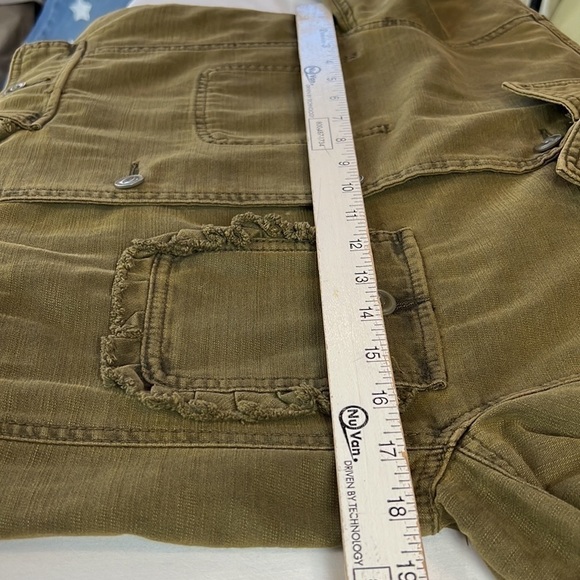 𝅺Anthropologie by anthropology Green gorp core Field Utility Jacket - Picture 9 of 10